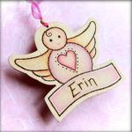 Sweet Cherubs - wooden deli..