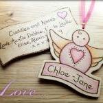 Sweet Cherubs - wooden deli..